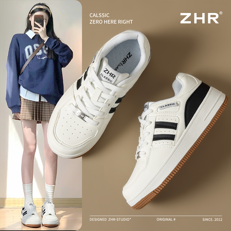 小白鞋女2024秋季新款百搭