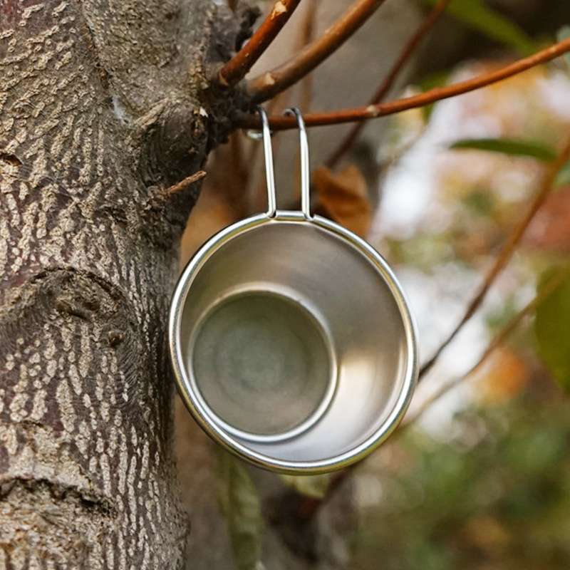 热销户外不锈钢小酒杯 便携饮茶小杯家用划拳杯功夫茶杯轻便