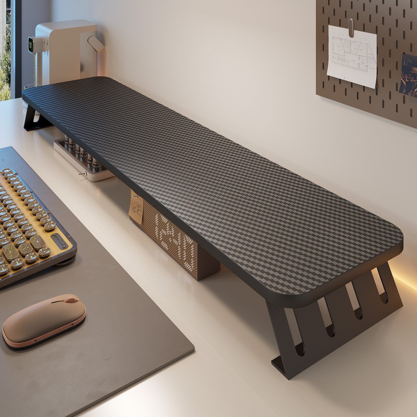 台式电脑增高架显示器增高架显示屏屏幕底座支架桌面键盘置物托,收纳整理,桌面收纳盒,淘宝优惠券,粉丝福利购,淘宝优惠卷