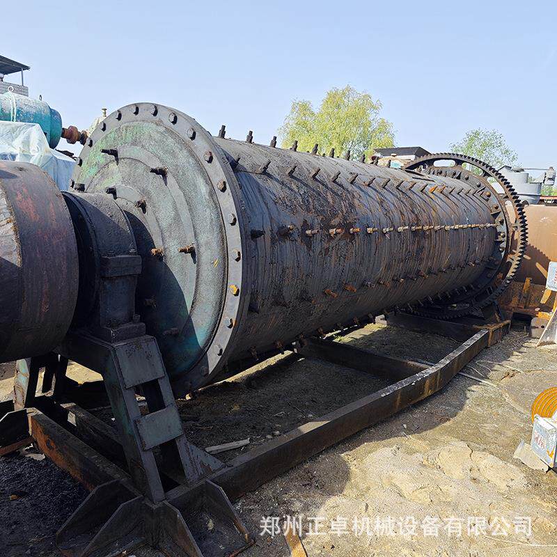 出售一台重型二手1545轴承球磨机 九成新57加厚衬板大小齿轮完好