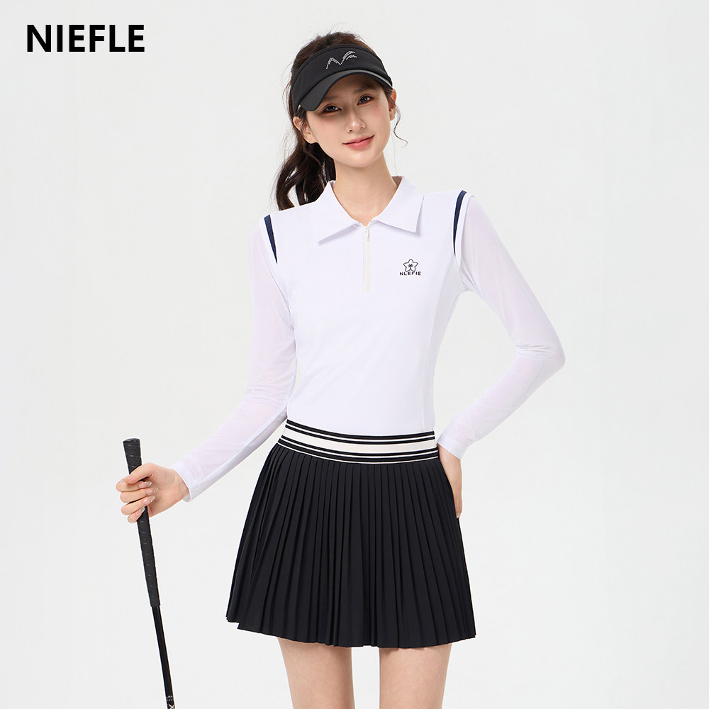 Niefle高尔夫女装防晒运动套装裙