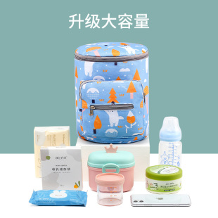 婴儿溜娃专用置物袋宝宝手推车挂包外出收纳袋通用储物筐挂包