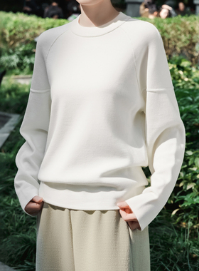 【知喜ziJoy】2026春季新款18针美丽诺羊毛扬子纱线百搭羊毛衫女