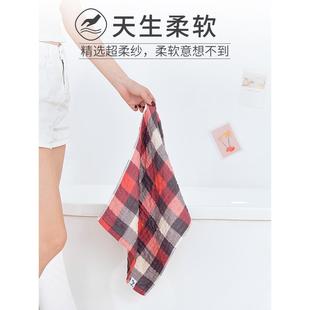 A类洗脸小毛巾纯棉方巾纱布全棉100成人棉纱手绢儿童擦男士手帕