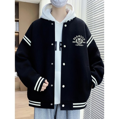 春秋季青少年外套棒球服男