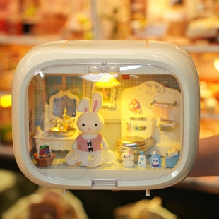 吾爱吾家超级世界迷你小房子拼装diy手工小屋微缩场景积木礼物女