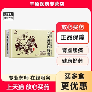 SOIN 五子衍宗软胶囊 0.6g*36粒 补肾益精 肾虚腰痛 尿后余沥