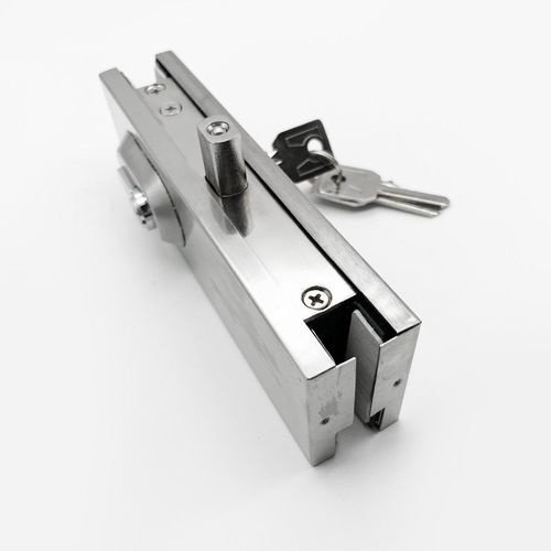 玻璃门地锁地弹簧门锁夹商铺大门办公室门夹钢化门无框门地插销锁