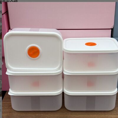 冰箱冻肉密封计时保鲜盒