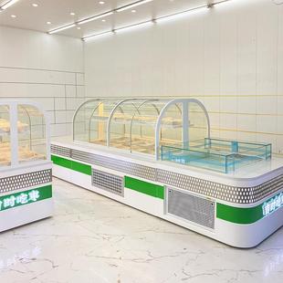 新款面包柜面包展示柜实木中岛柜边柜蛋糕模型柜高端烘焙店面包架