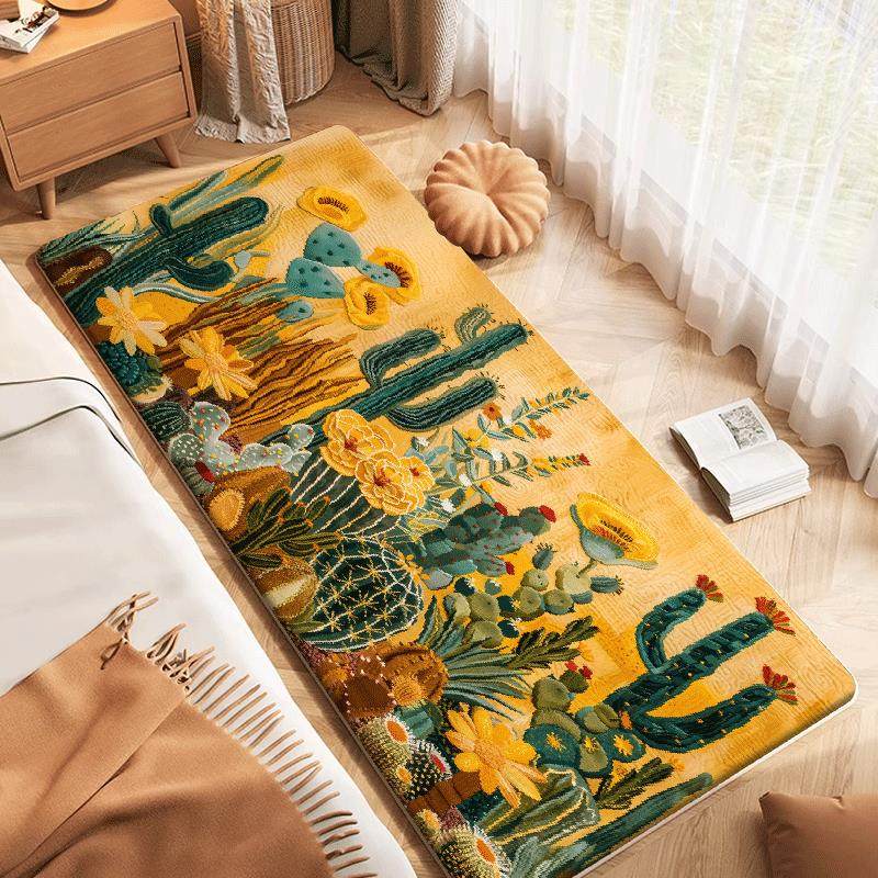 长条地毯卧室床边毯飘窗垫客厅森系ins风少女家用房间防滑地垫,居家布艺,床边毯,淘宝优惠券,粉丝福利购,淘宝优惠卷