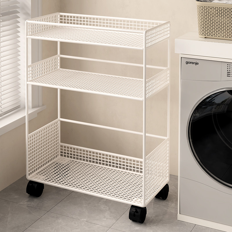 阳台置物架洗衣机旁可移动落地多层储物架厕所洗手间夹缝收纳架子,家庭/个人清洁工具,浴室角架/置物架,淘宝优惠券,粉丝福利购,淘宝优惠卷
