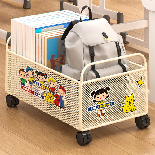 书包置物架可移动小推车