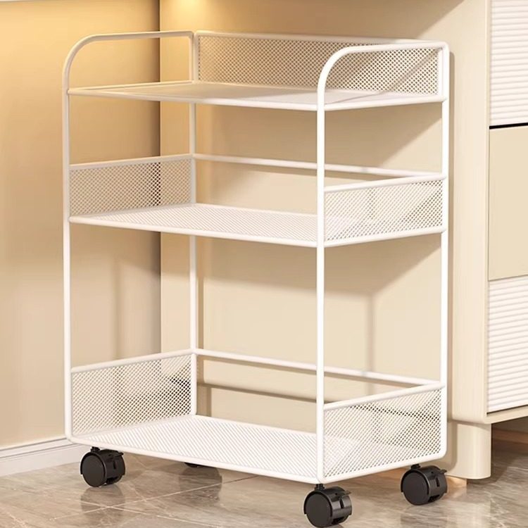 桌下置物架书架带轮可移动小推车书本收纳架落地多层书包杂物架子,收纳整理,整理架/置物架/收纳架,淘宝优惠券,粉丝福利购,淘宝优惠卷