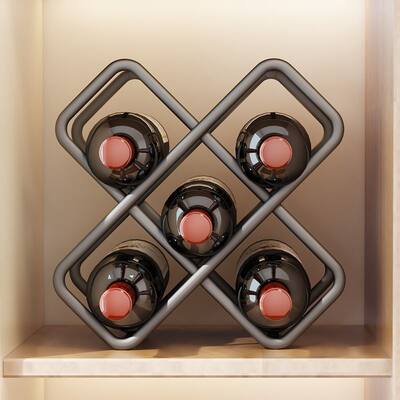 葡萄酒架子摆件轻奢高档红酒格子架家用置物架柜内酒瓶收纳放置架