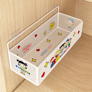 墙上置物架学生宿舍免打孔床边贴墙收纳寝室床上床头墙面壁挂挂篮