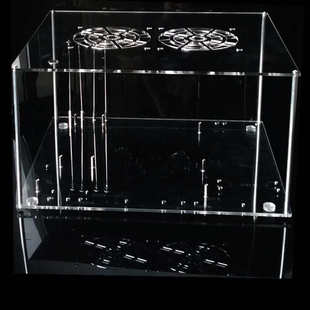 电脑机箱DIY亚克力透明机架开放式裸装台式主机箱主板支架可叠加