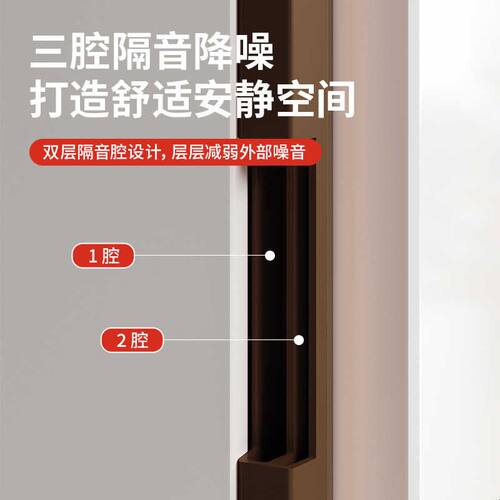 卧室木门隔音棉密封条卡槽式可调节胶条吸音静音防撞防风门缝门贴