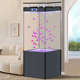 创海金晶超白玻璃龙鱼缸2024新款 客厅中小型底滤免换水水族箱 立式