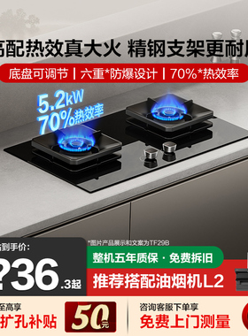方太TF29B/02-TH29B液化气燃气灶天然气炉家用猛火灶台官方旗舰店
