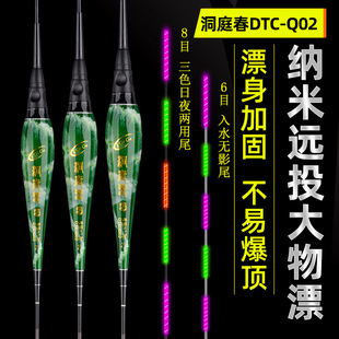 新款彩绘八目浮标日夜两用夜光漂尾 灵顿湖库远投大物电子漂包邮