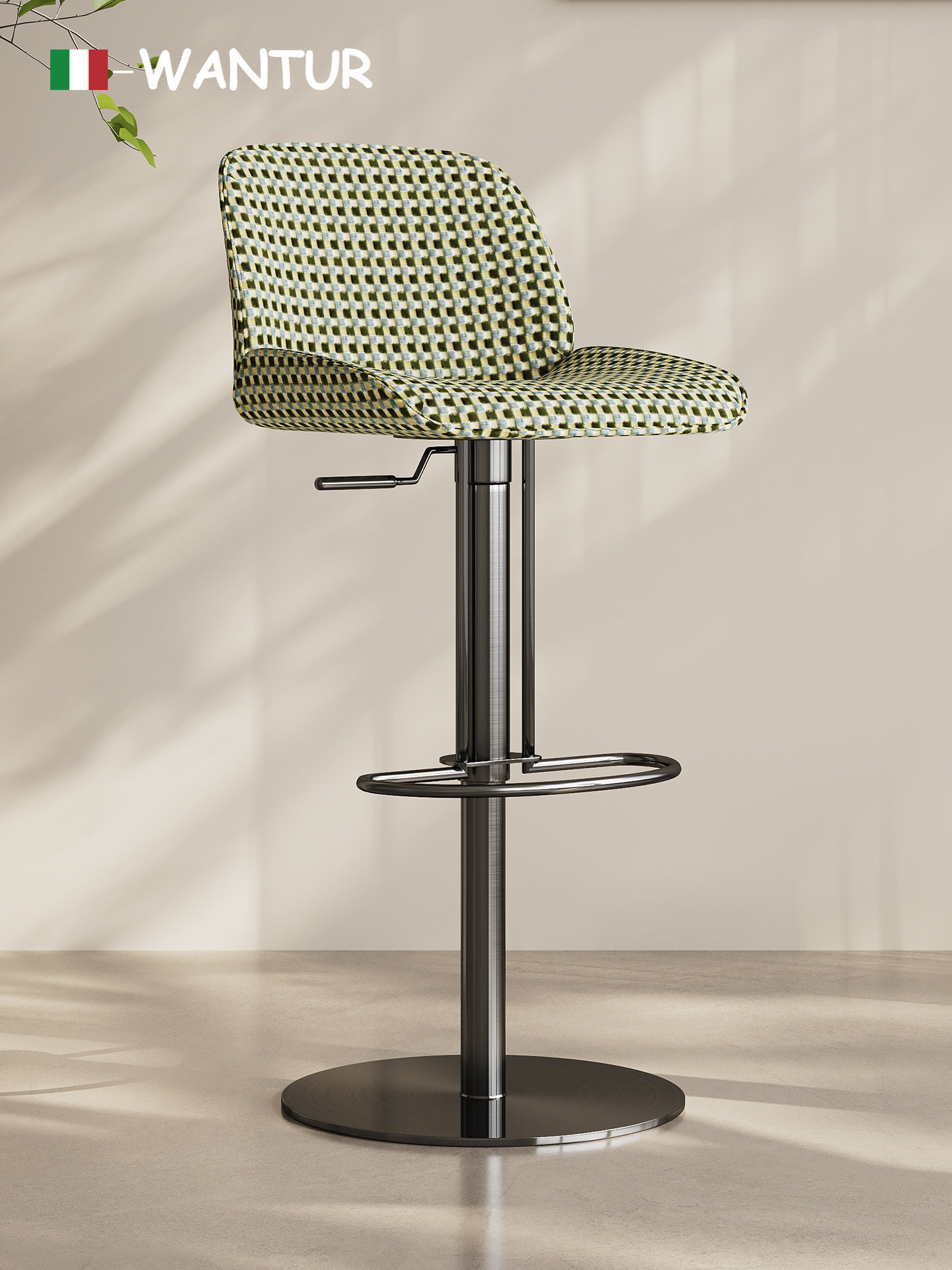 意式极简吧椅现代简约创意可旋转升降家用岛台椅高脚椅客厅前台椅,住宅家具,家用高脚椅,淘宝优惠券,粉丝福利购,淘宝优惠卷