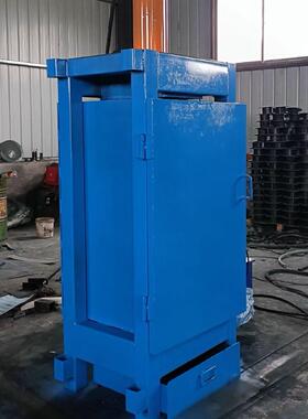 油漆桶液压打包机小型油桶大桶压扁机打包尺寸65x65长宽
