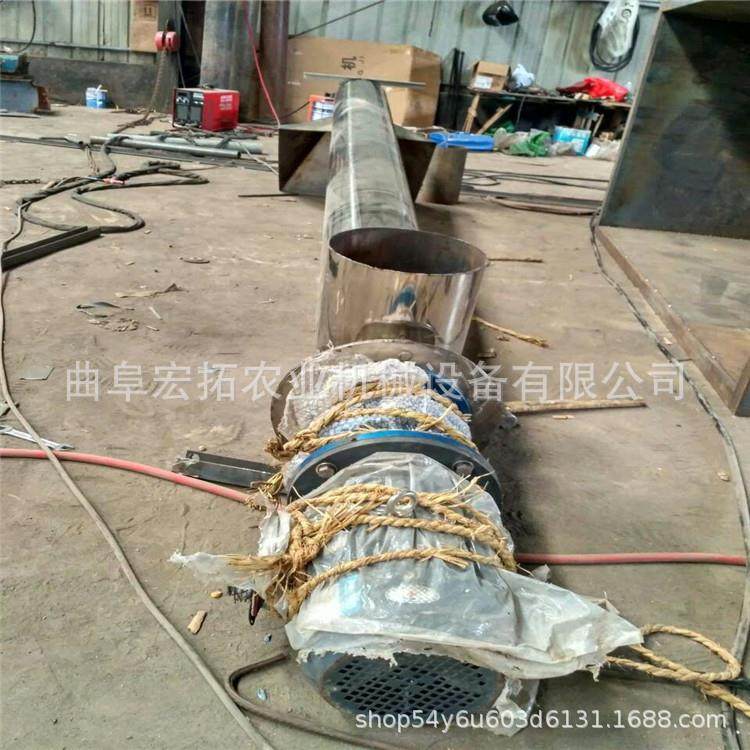 圆管绞龙提升机吸粮机抽粮机小型家用螺旋吸沙机输送机