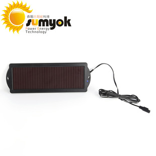 1.8W非晶硅太阳能电池板薄膜太阳能汽车电池充电器 弱光性能强