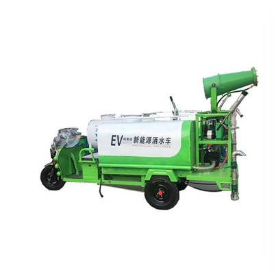 鲁鸿环保1.5立方洒水车 工程抑尘雾炮车 新能源电动洒水绿化车