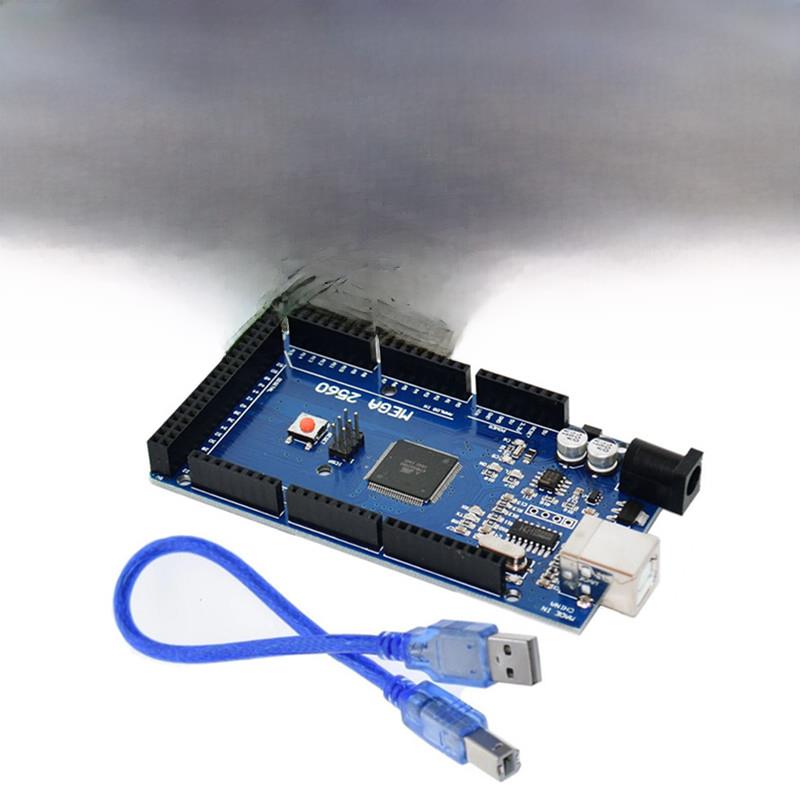 Mega2560 R3改进版Ch340G与数据线开源开发板控制主板