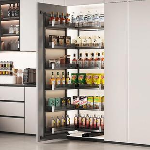 厨房大怪物拉篮高柜拉篮零食柜拉篮联动拉篮零食收纳柜大怪兽拉篮