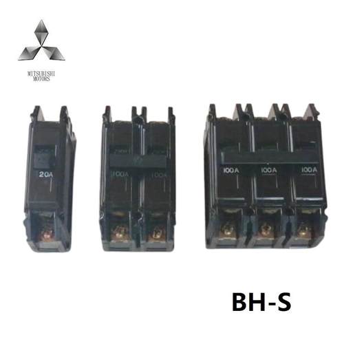 黑色/全新MITSUBISHI塑壳断路器空开BH系列1P-10/15/30/40/50/60