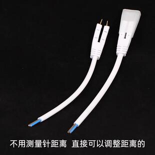 单色灯带通用插头接头线分线2线驱动24V36V220V灯条两针前接灯带