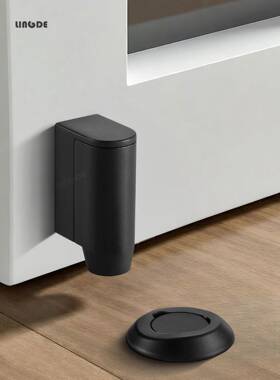 凌德新款强磁地吸免打孔房门防撞静音门吸卧室阻门防风地吸门档器