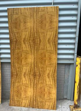 金丝楠木饰面板名贵木材科定板kd板免漆木饰面高光背景墙板实木板