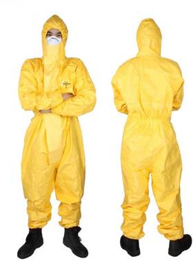 杜邦Tychem C级化学防护服连体带帽防酸碱耐腐蚀粉尘喷漆防护2000