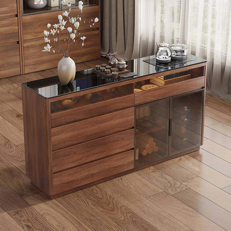 台式智能茶吧机带烧水壶2025新款家用餐柜茶水一体底部自动上水