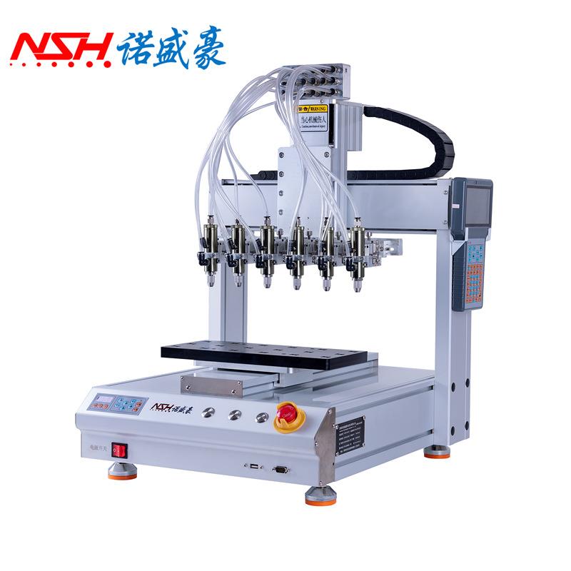 直销三轴注油烟机全自动电子注油机六头烟油机自动快速注油器设备