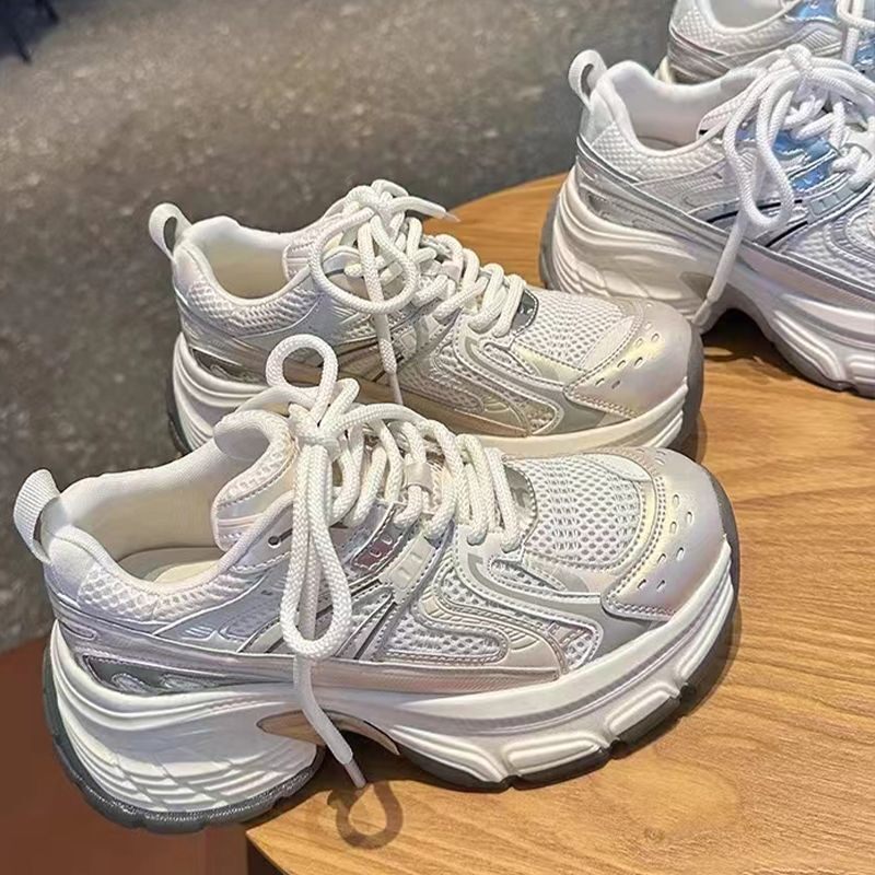 老爹鞋女款2025新款爆款厚底增高