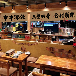 厨房出餐口遮挡帘布帘防油烟门帘取餐口半帘饭店餐厅隔断短帘定制