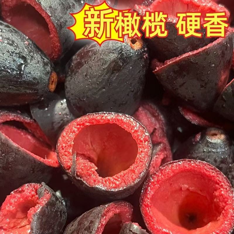 稍硬黑榄角黑橄榄角乌榄角配粥小菜潮汕乌橄榄肉咸杂食品炒饭蒸鱼