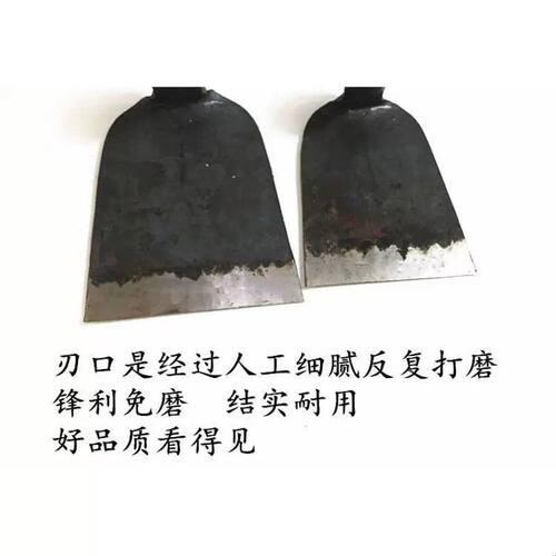 锄头农具弹簧钢手工锻打种花种菜锄头 园林园艺工具挖笋犁地包邮