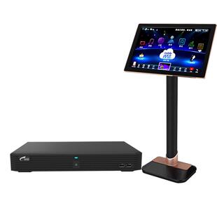 视易点歌机K73 K56语音点唱家庭KTV多唱触摸屏一体家用卡拉Ok k68