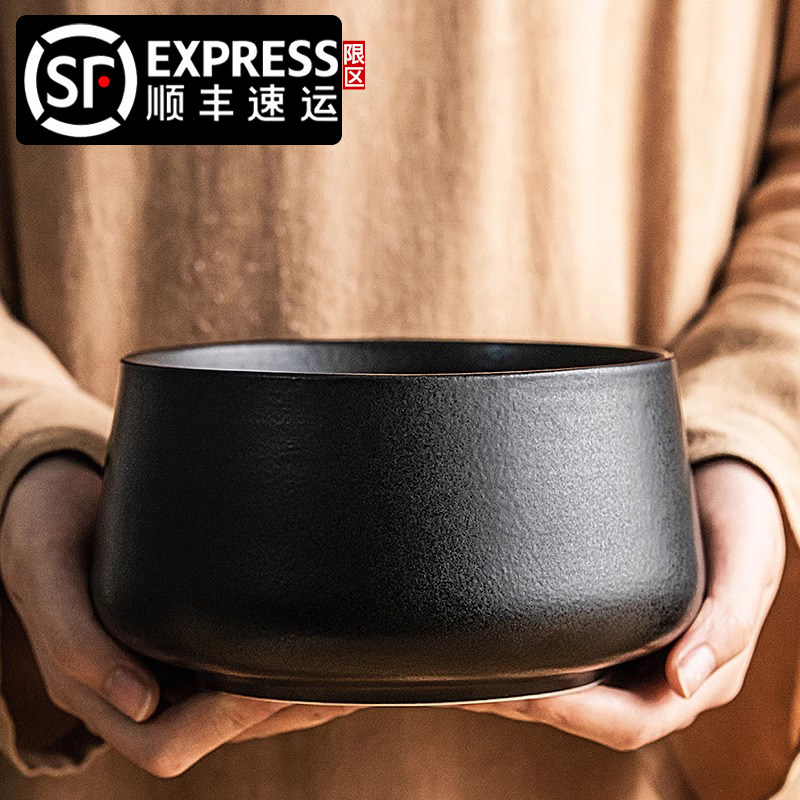 高端茶洗家用特大号陶瓷茶渣缸水盂杯洗大容量废水缸收纳茶具茶盆