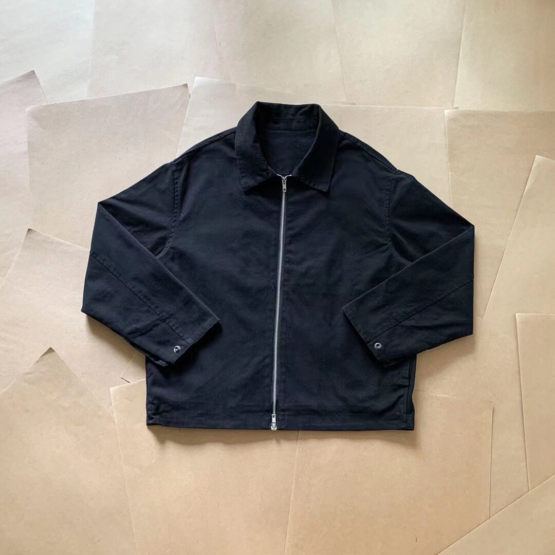短款立领cleanfit夹克宽夹克