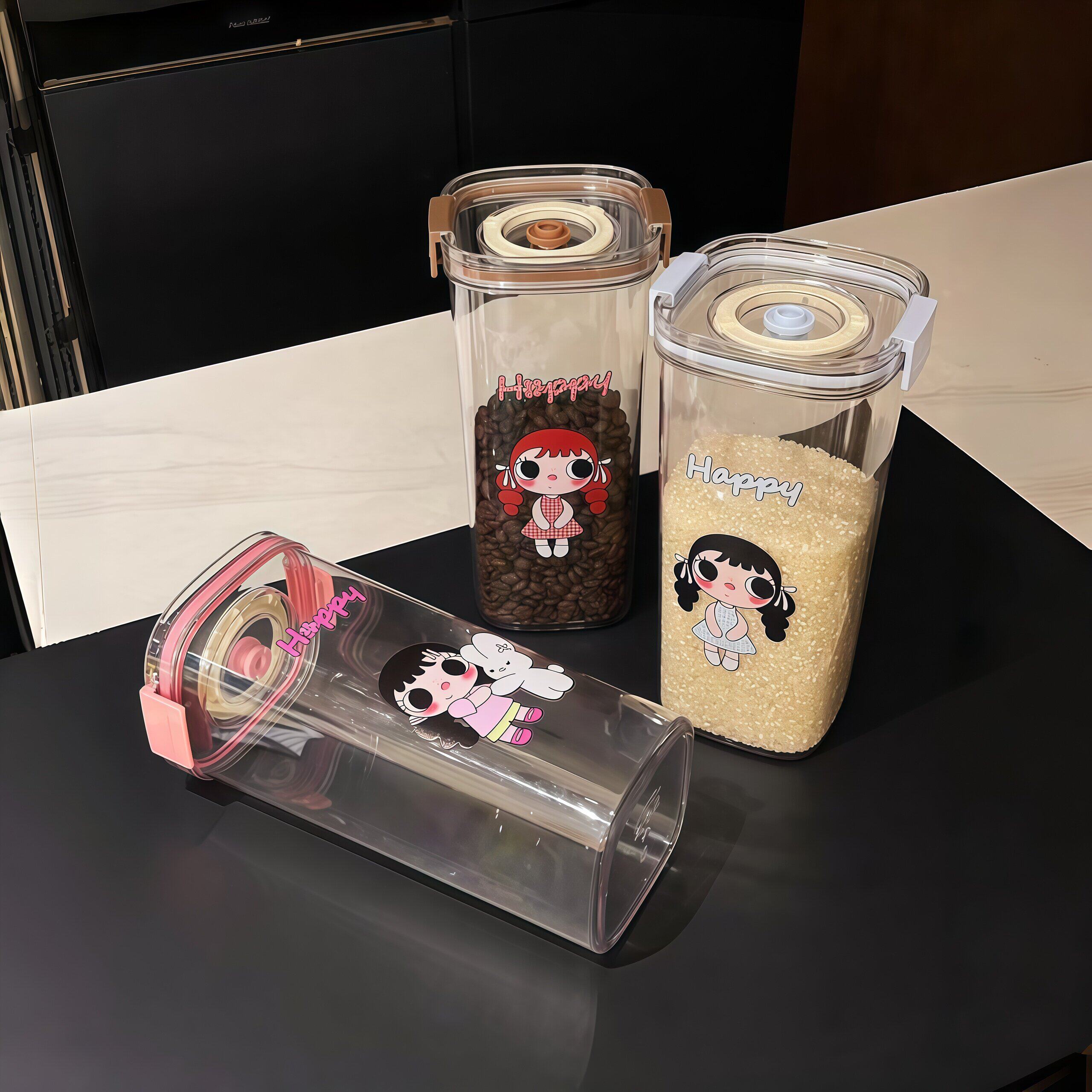 新家的100个快递!小玉米桶密封家用防虫防潮米缸食品级专用储粮