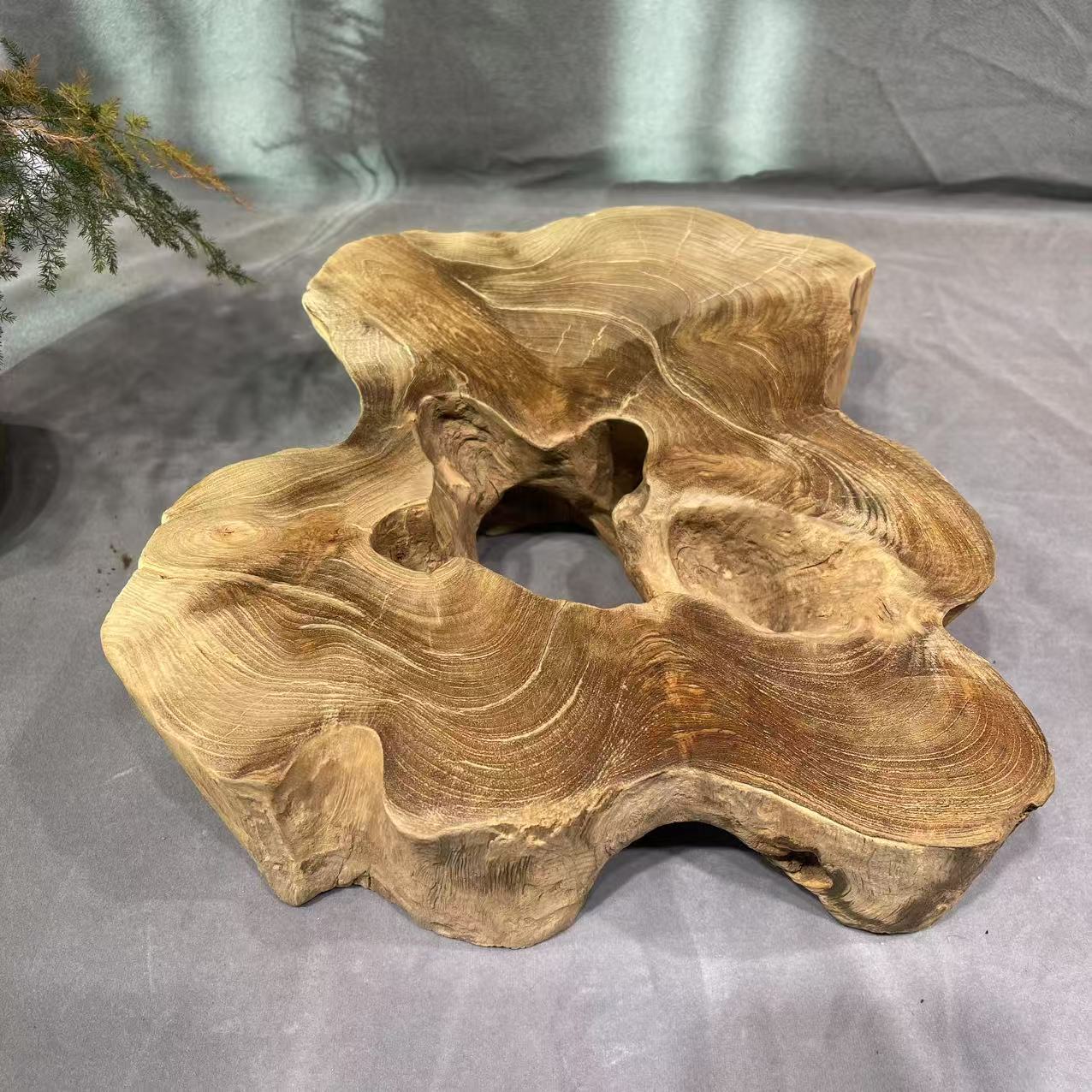 特价根雕风化枯木底座  文玩书房  茶室    盆景奇石装饰观赏摆件