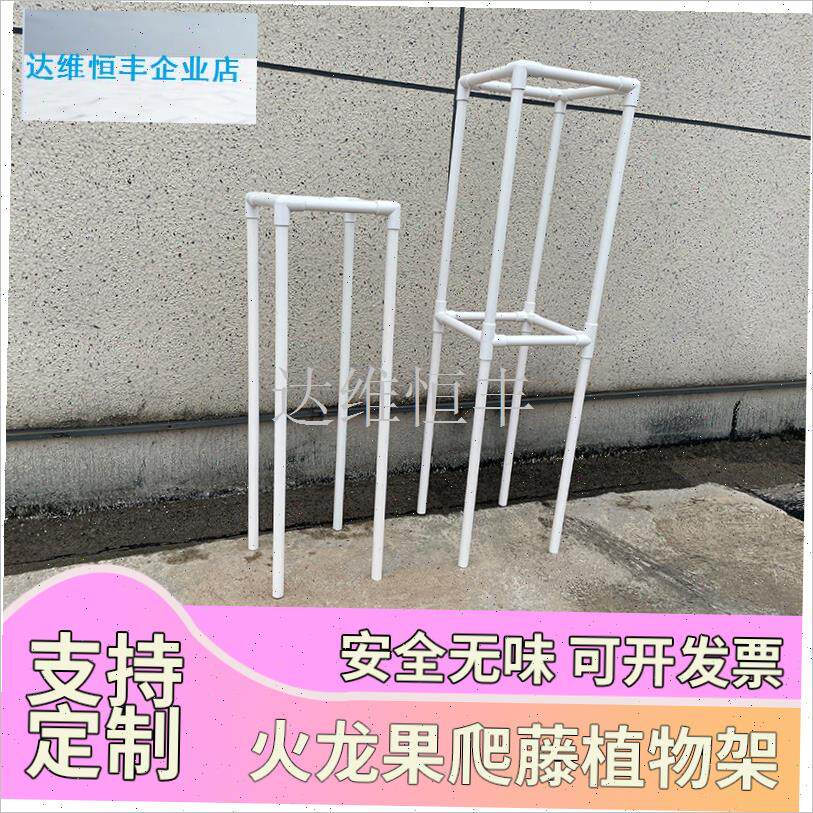 龙果支架爬e藤植物支架PVC防风支撑架滑坡盆栽地摘支撑架.
