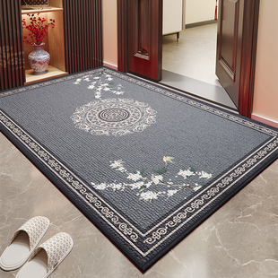 新中式入户门地垫防滑耐脏进门口地毯可裁剪脚垫入户地垫吸水门垫
